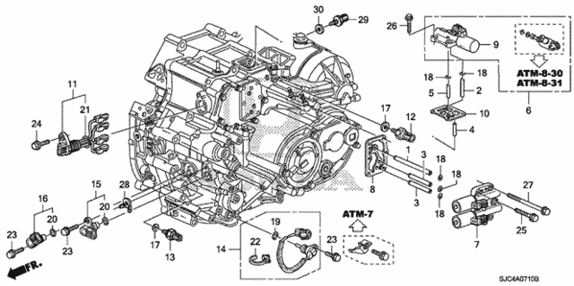 AT Sensor - Solenoid for 2009 Honda Ridgeline #0