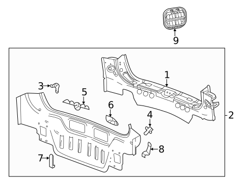 Rear Body for 2018 GMC Terrain #0