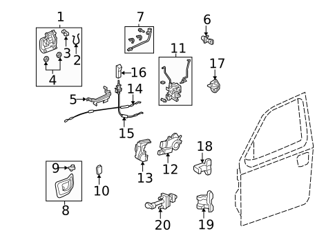 Rear Door for 2007 Honda Ridgeline #1