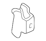 431260723A - HVAC: Hose Retainer for Volkswagen: EuroVan Image