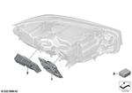 63115A0AFC0 - Lighting: Control Unit for Front Light Electronics for BMW Image