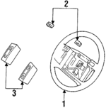 F4DZ3600C - Steering: Steering Wheel for Ford: Taurus | Mercury: Sable Image
