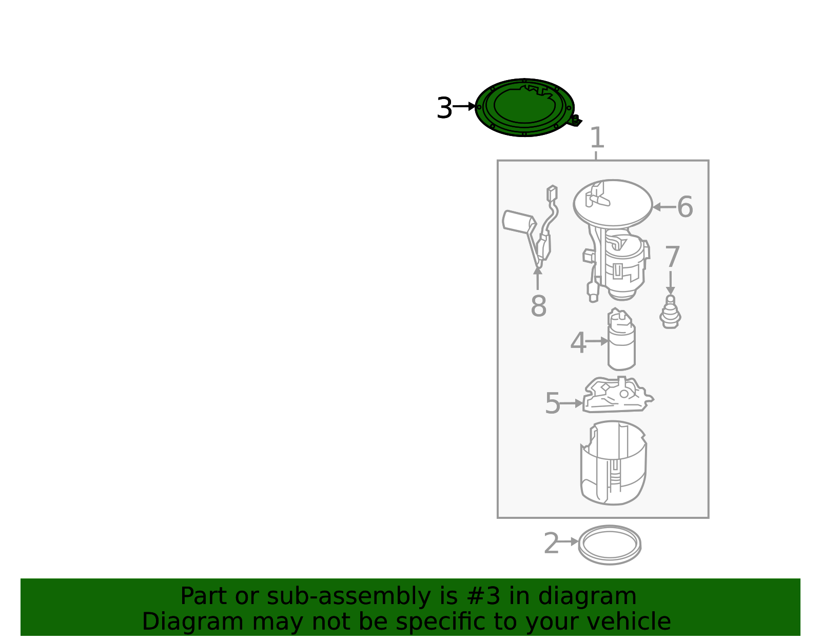 GHP9-42-16X - Fuel Pump Assembly Retainer Ring - 2014-2020 Mazda