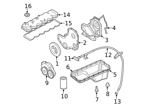 Oil Pump for 2003 Dodge Ram 3500 #1