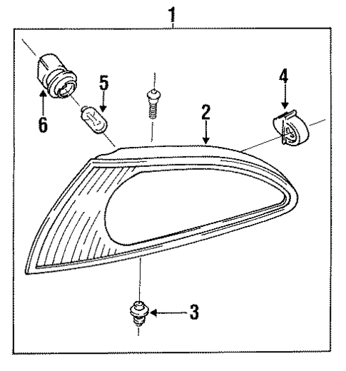 Side Marker Lamps for 1992 Mitsubishi Eclipse #0