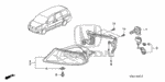 93913152G0 - Electrical/Exhaust/Heater/Fuel: SCREW, TAPPING (4X12) (PO) for Honda Image