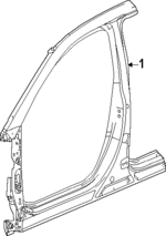 46353A0A00ZZ - : Aperture Panel for Honda: CR-V Image