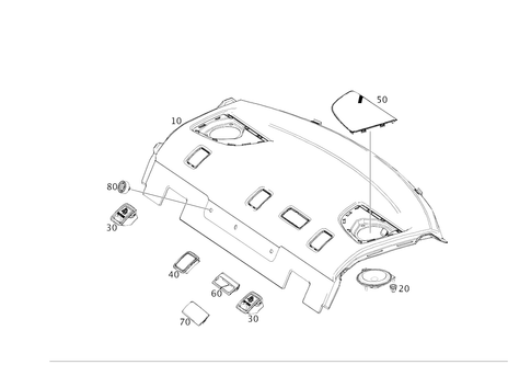 Hat Tray for 2021 Mercedes-Benz A220 #0