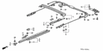 93500050060G - Interior/Bumper: SCREW, PAN (5X6) for Honda Image