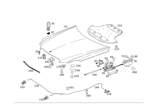 Engine Hood for 2014 Mercedes-Benz E63 AMG #0