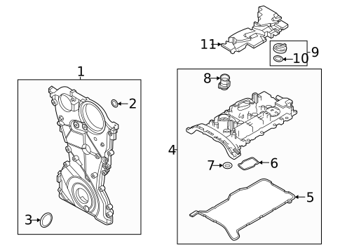 Gaskets & Sealing Systems for 2025 Genesis G80 #0