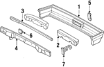 71541SH4310 - : Upper Beam for Honda: Civic Image