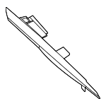 51438096757 - Body: Upper Quarter Trim for BMW Image