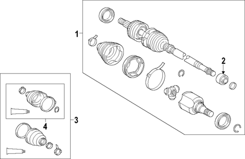 Axle Shafts & Joints for 2016 Lexus CT200h #0