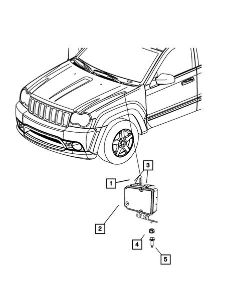 Keys, Modules and Engine Controllers for 2008 Jeep Grand Cherokee #3