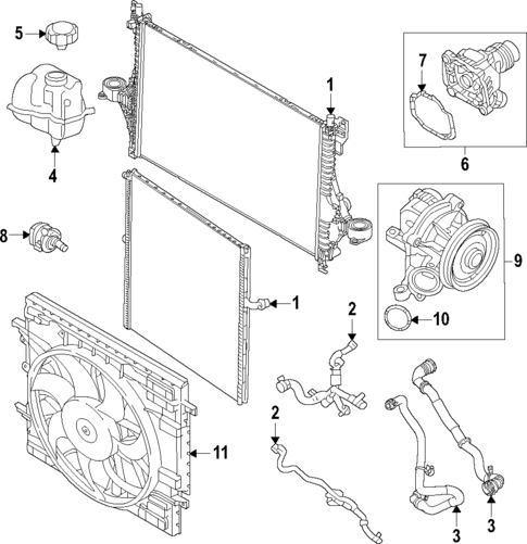 Water Pump for 2024 Volvo S60 #3
