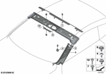 7147129317 - Vehicle Trim: Clip Blue for BMW Image