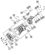68056415AA - TR6060; 6-Speed; Manual Transmission: Input Shaft Seal for Mopar Image