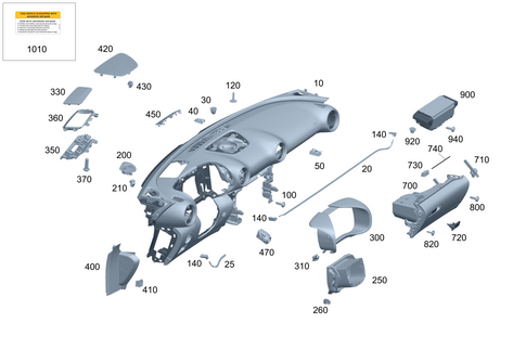 Instrument Panel for 2025 Mercedes-Benz AMG&reg; GT 55 #0