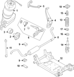 9J1411025Y - : Stabilizer Bar for Porsche: Taycan Image