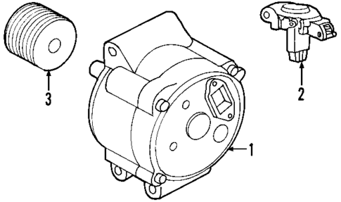Alternator for 2005 Mini Cooper #0