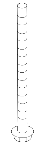 C2P7447 - Suspension: Engine Cradle Rear Bolt for Jaguar Image