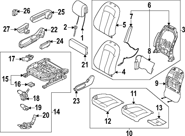 88260PI200RXU - : Cushion Cover for Hyundai Image