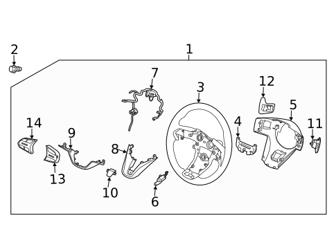 Steering Wheel & Trim for 2021 Hyundai Palisade #0