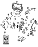 68050199AA - Cooling: Radiator Isolator for Mopar Image