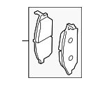 D10605VG0B - Brakes: Brake Pads for Infiniti Image
