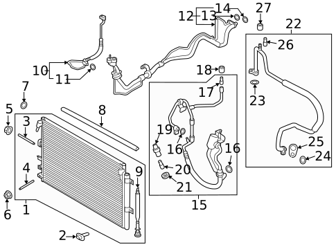 A/C Flow Restrictors for 2018 Lincoln MKX #0