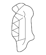 4B1819164 - HVAC: Cover for Audi: A4, A4 Quattro, A6, A6 Quattro, Allroad Quattro, RS4, S4, S6 Image