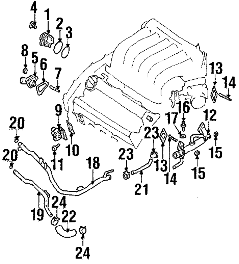 Water Pump for 1999 Nissan Maxima #0