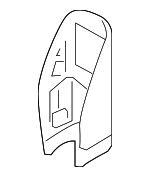 54721T6ZA81ZA - : 2017-2019 Honda Ridgeline - Cover Knob *NH869L* (Grand Bonheur Silver) for Honda: Ridgeline Image