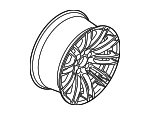 36116796249 - Suspension: Wheel, Alloy for BMW: 320i, 320i xDrive, 328d, 328d xDrive, 328i, 328i GT xDrive, 328i xDrive, 330e, 330i, 330i xDrive, 335i, 335i GT xDrive, 335i xDrive, 340i, 340i xDrive, 428i, 428i Gran Coupe, 428i xDrive, 428i xDrive Gran Coupe, 430i, 430i Gran Coupe, 430i xDrive, 430i xDrive Gran Coupe, 435i, 435i Gran Coupe, 435i xDrive, 435i xDrive Gran Coupe, 440i, 440i Gran Coupe, 440i xDrive, 440i xDrive Gran Coupe, ActiveHybrid 3, M3, M4 Image