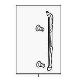 72336THRA01 - Body: Front Weather-strip for Honda: Odyssey Image