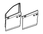 67050THRA02ZZ - Body: Door Shell for Honda: Odyssey Image