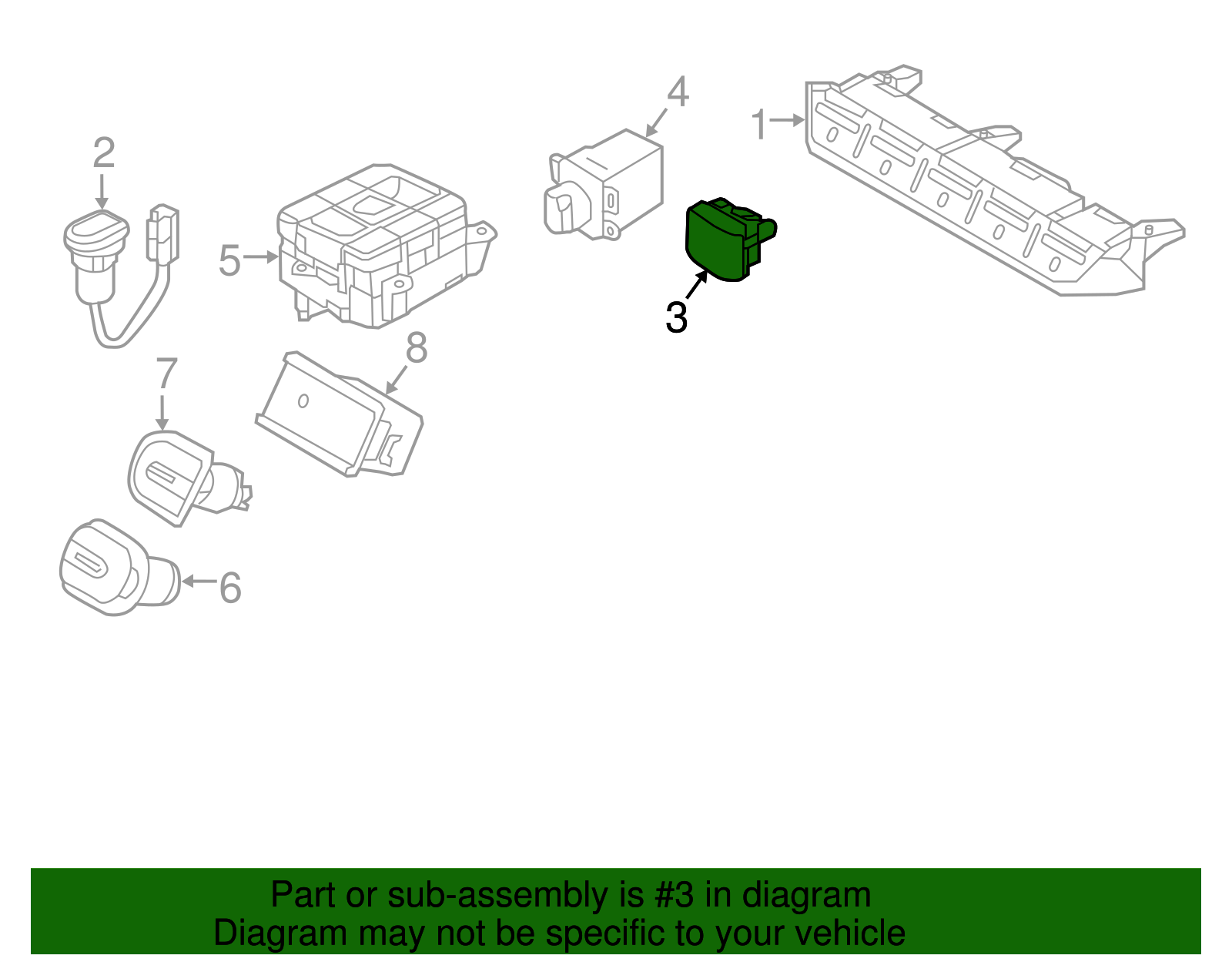 95110-C6000 - Switch 2016-2020 Kia Sorento | Kia.Parts Store
