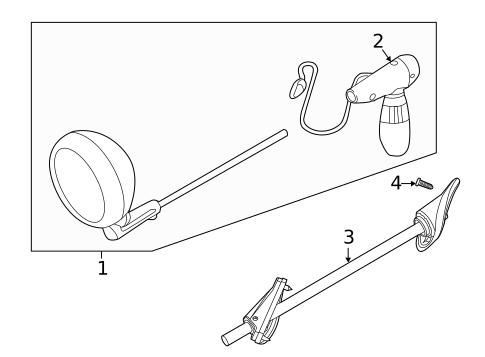Exterior Trim - Front Door for 2017 Ford Special Service Police Sedan #0