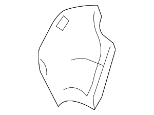 7A1Z7862186CA - Body: Shield Assembly for Ford Image