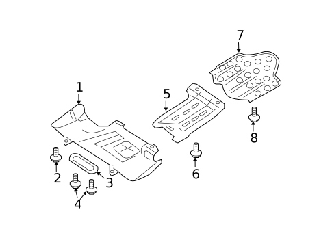Splash Shields for 2009 Nissan Xterra #0