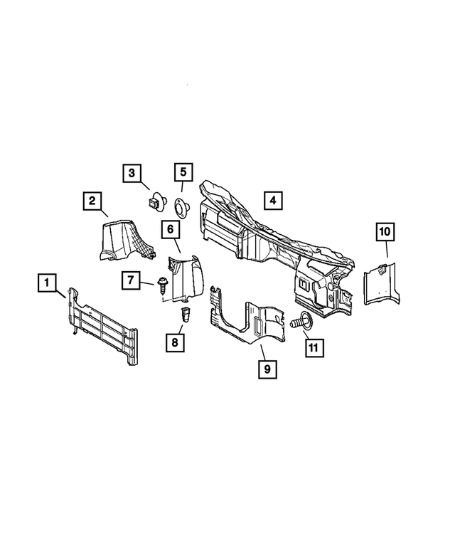 1AS62DX9AA - Body Sheet Metal Except Doors: Body Plug for Mopar Image