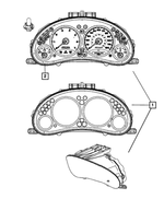 56044872AD - Instrument Panel and Radios and Consoles: Instrument Panel Cluster for Mopar Image