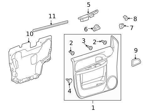 Mirrors for 2006 Pontiac Montana #1