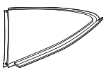 1926703800 - : Quarter Glass for Mercedes-Benz Image