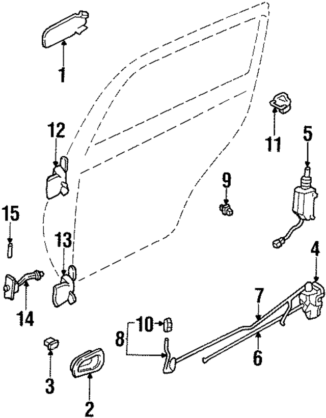 K01G72350 - : Lock Actuator for Kia Image