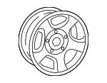52113234AA - Suspension: Wheel, Spare for Mitsubishi Image