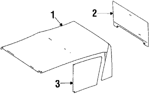 Cover & Components for 1988 Jeep Wrangler #0