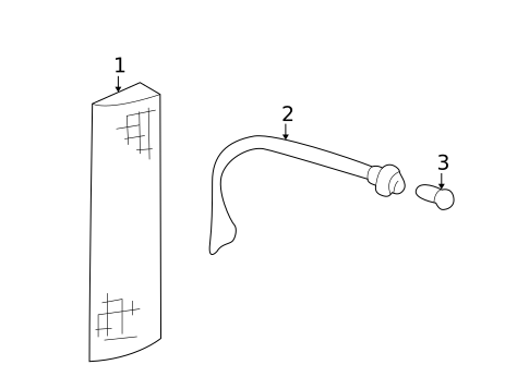 Side Marker Lamps for 2022 GMC Sierra 1500 Limited #1