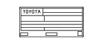 1129818020 - Body: Emission Label for Toyota Image